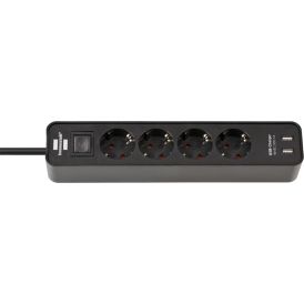 Pikendusjuhe Brennenstuhl 4-pesa, 2 x USB 1,5 m