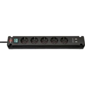 Pikendusjuhe Brennenstuhl 5-pesa, 2 x USB 3 m