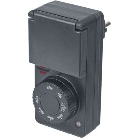 Hämaralüliti taimeriga Brennenstuhl DDT IP44 DE3655