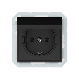 Pistikupesa raamita Vilma Quadrum QR 1000 maandusega IP44 must