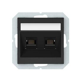 Arvutipesa raamita Vilma Quadrum QR 1000 2 x RJ45 CAT6 UTP must