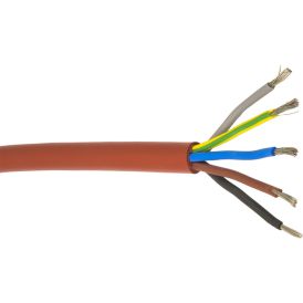 Silikoonkaabel kuumakindel Lietkabelis SiHF 5G2,5 mm² 5 m