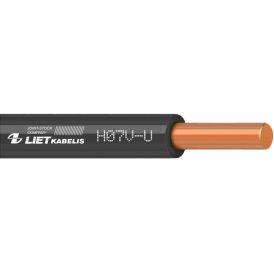 Elektrikaabel Lietkabelis H07V-U 2,5 mm² must, jooksva meetriga