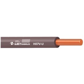 Elektrikaabel Lietkabelis H07V-U 2,5 mm² pruun, jooksva meetriga