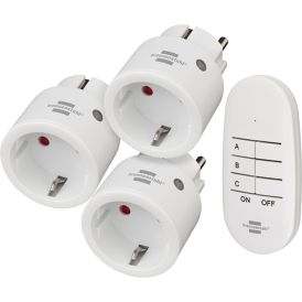 Pistikupesad kaugjuhtimispuldiga Brennenstuhl Comfort-Line Mini