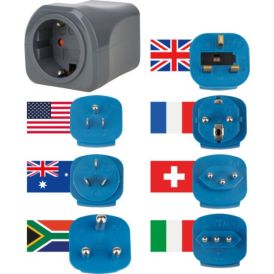 Reisiadapterite komplekt