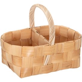 Korv punutud jagajaga 40 x 27 x 31 cm