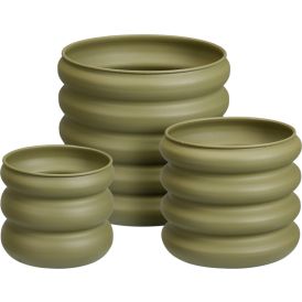 Lillepott 25 cm, roheline