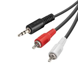 Audiokaabel Vivanco 3.5 mm → 2x RCA, 1.5 m