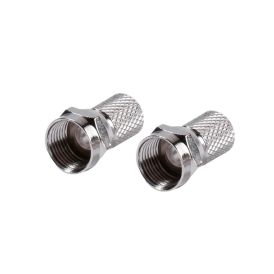 F-tüüp pistikud koaksiaalkaablile Vivanco F-connector 6,5 mm-2 tk