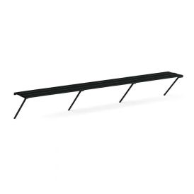 Kasvuhooneriiul Strömsö 1800 x 325 mm, must