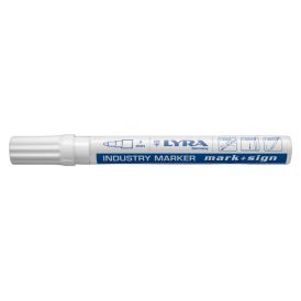 Marker Lyra valge ümar ots 3 mm
