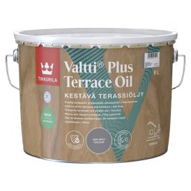 Terrassiõli Tikkurila Valtti Plus Terrace Oil 9 l hall