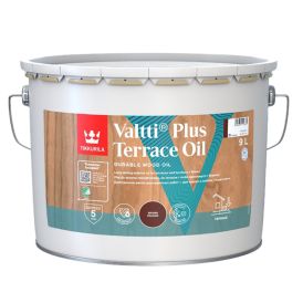 Terrassiõli Tikkurila Valtti Plus Terrace Oil 9 l pruun