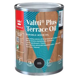 Terrassiõli Tikkurila Valtti Plus Terrace Oil 0,9 l must