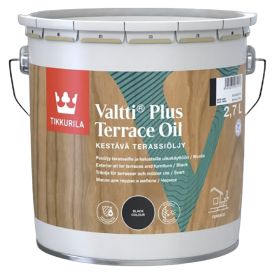 Terrassiõli Tikkurila Valtti Plus Terrace Oil 2,7 l must