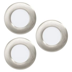 Süvistatavate LED-kohtvalgustite komplekt Eglo Connect.z Fueva 6-Z RGB/CCT Ø 8,8 cm satiin