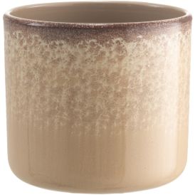 Lillepott 4Living Oceana Ø 17 cm, beež