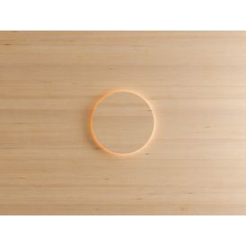 Sauna LED-seinavalgusti Cariitti Eclipse Hemlock Ø 23,5 cm