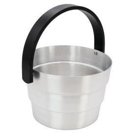 Saunakibu Saunia 0,6 l must/alumiinium