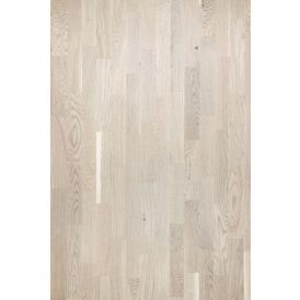 Puitparkett tamm Country valge matt lakk 13,3 mm
