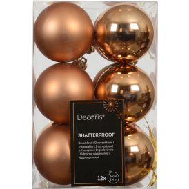 Kuuseehe pall 12 tk/pk 6 cm, veinipunane