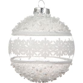 Kuuseehe pall 8 cm, glitter
