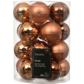 Kuuseehe pall 20 tk/pk 6 cm, pruun