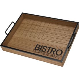 Kandik Bistro 41,5 x 30 cm, pruun/must