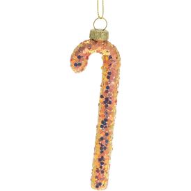 Kuuseehe komm 14 cm, roosa glitter