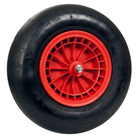 Varuratas kärule täiskumm punane 40 cm