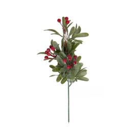 Kunstlill punased marjad 38 cm