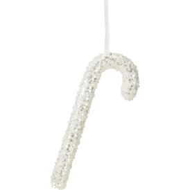 Kuuseehe Komm 32 cm, valge glitter