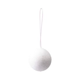 Kuuseehe pall 12 tk/pk 4 cm, valge