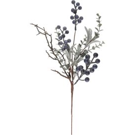 Kunstlill siniste marjadega 40 cm