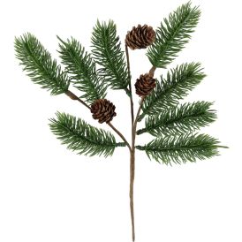 Kunstlill dekoratiivoks käbidega 30 cm