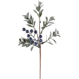 Kunstlill dekoratiivoks mustikas 25 cm