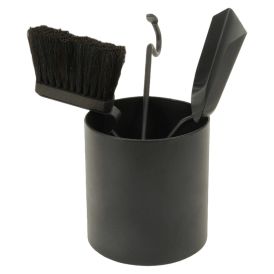 Kaminakomplekt Valo Must