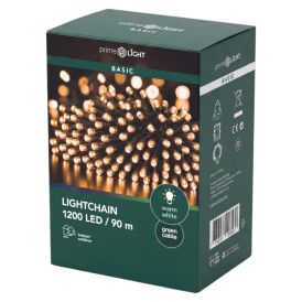 LED-valgussari Basic 90 m soe valge