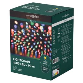 LED-valgussari Basic 90 m mitmevärviline