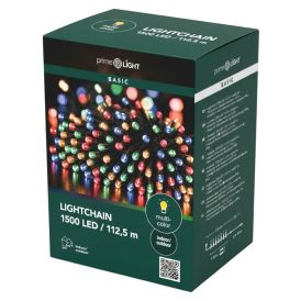 LED-valgussari Basic 112,5 m värviline