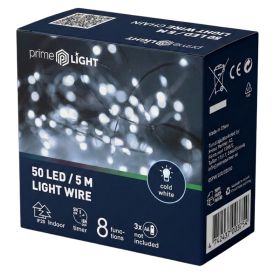 LED-valgussari 5 m külm valge