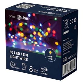LED-valgussari 5 m värviline