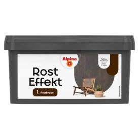 Dekoratiivvärv Alpina Rost Effekt roostepruun 0,4 l