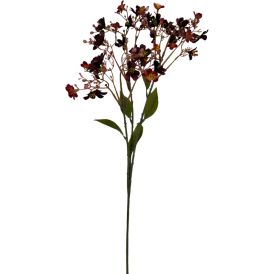 Kunstlill Bloom Deco metslille oks  20 x 15 x 72 cm, veinipunane