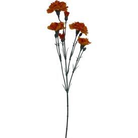 Kunstlill Bloom Deco nelgi oks 17 x 13 x 62 cm, oranž/sinine