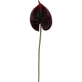 Kunstlill Bloom Deco flamingolill 10 × 10 × 60 cm, burgundia