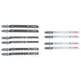 Tikksaeterade komplekt Bosch Wood Basic 10-osaline