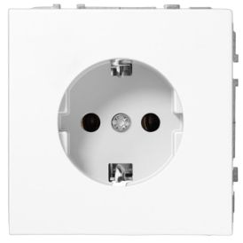 Pistikupesa 1 Liregus Modern valge