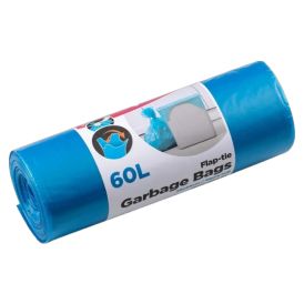 Seotav prügikott McLean 60 l, 18 tk/pk, sinine